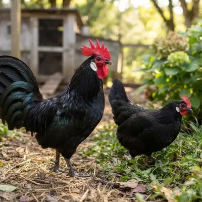 Rosecomb Chickens