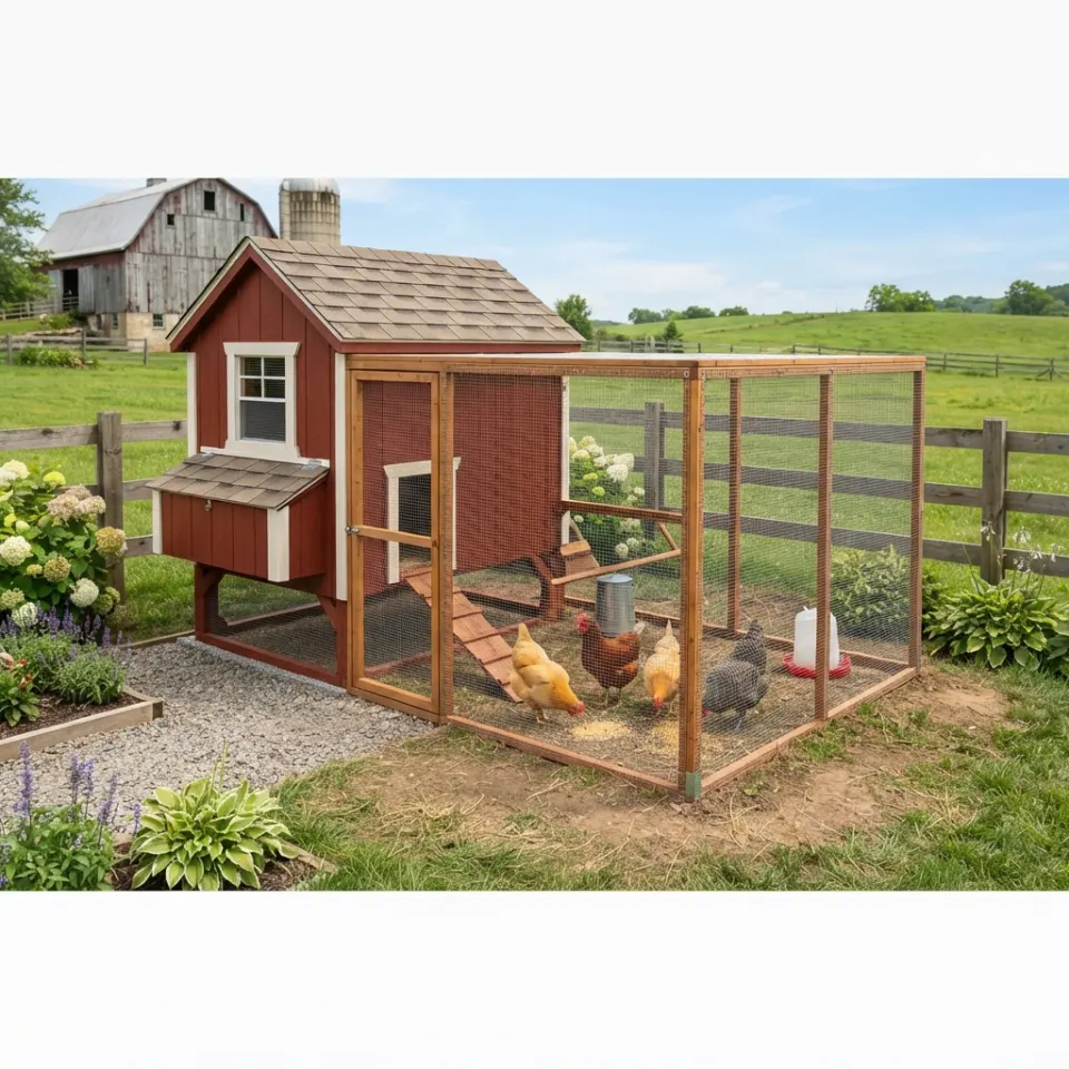 Backyard chicken coop and run planning