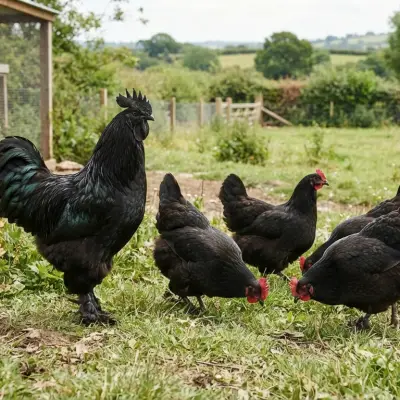 Langshan Chickens