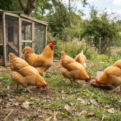 Buff Orpington Chickens