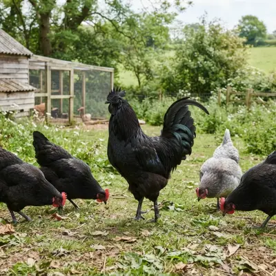 Langshan Chickens