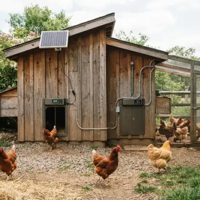 Chicken Coop Doors: Solar vs. Electric